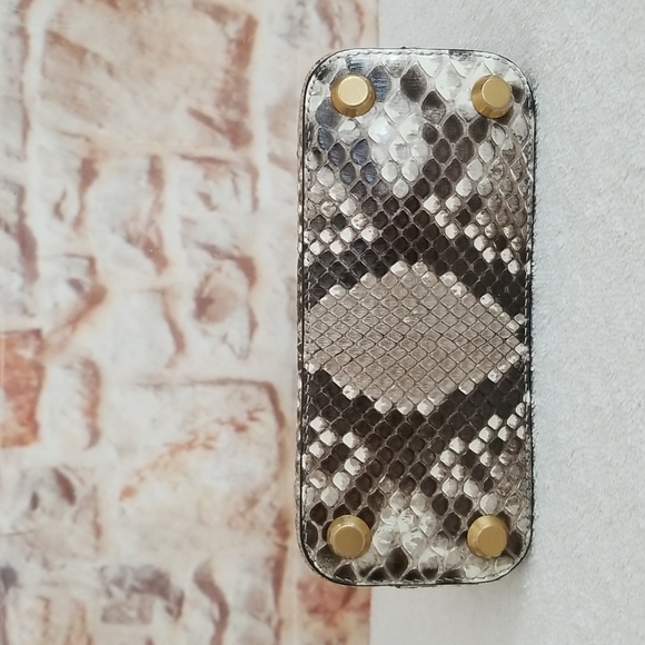 New BALENCIAGA Ville XXS Python Top Handle Bag - Picture 8 of 12